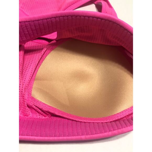 FILA Sport Athleisure Pink Trillon Medium Impact Sports Racerback Bra XXL New - Picture 6 of 9